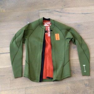 Andy Davis Billabong wetsuit swim zip jacket arrow size M